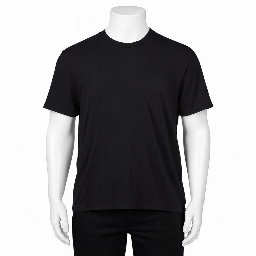 Everlane Premium-Weight Relaxed Crew Black T-Shirt Men's M NWT Clean Luxury - Picture 1 of 10